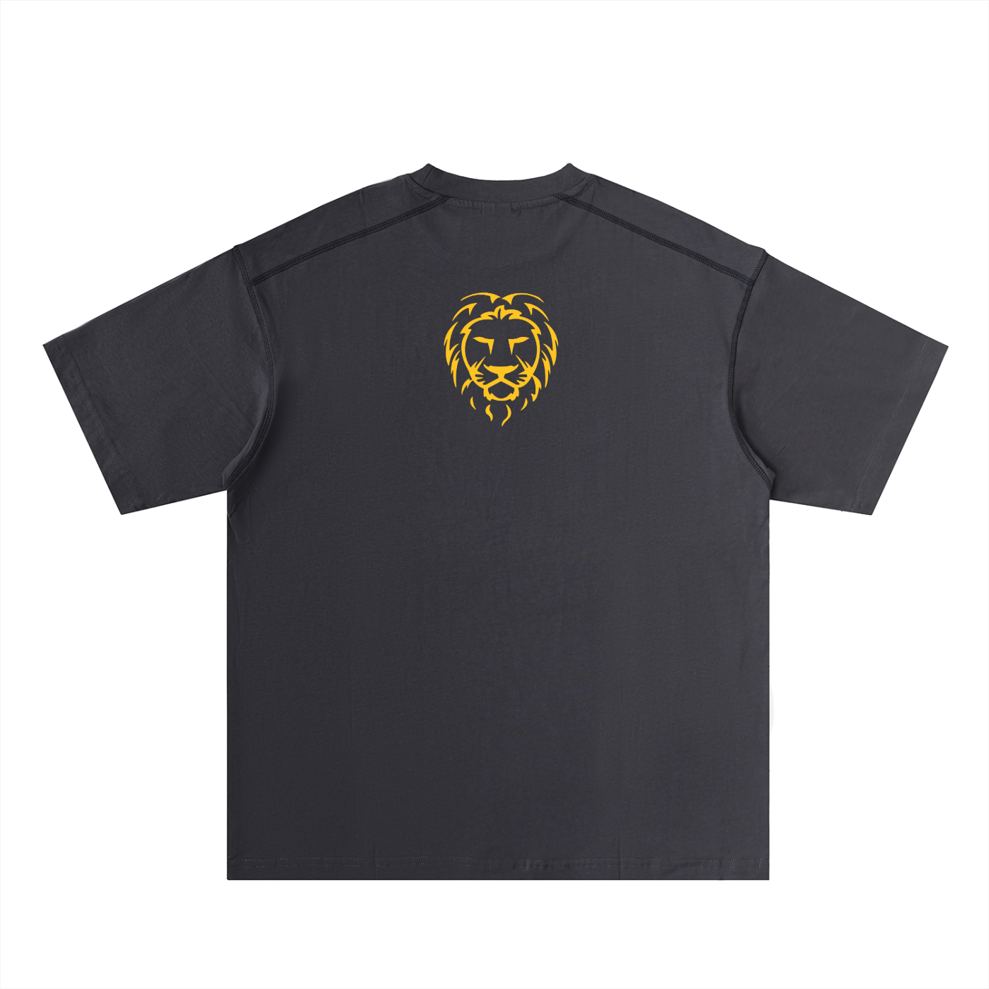 Oversized Contrast Stitch Cotton T-Shirt – Premium Unisex Streetwear Tee