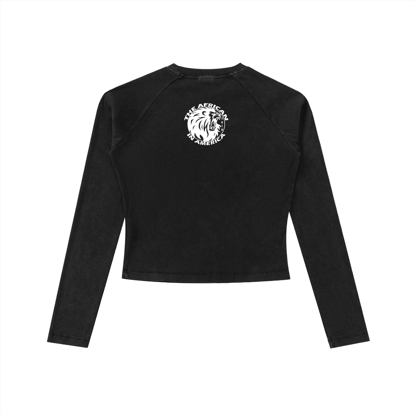 Dyed Washed Raglan Long Sleeve Slim T-Shirt