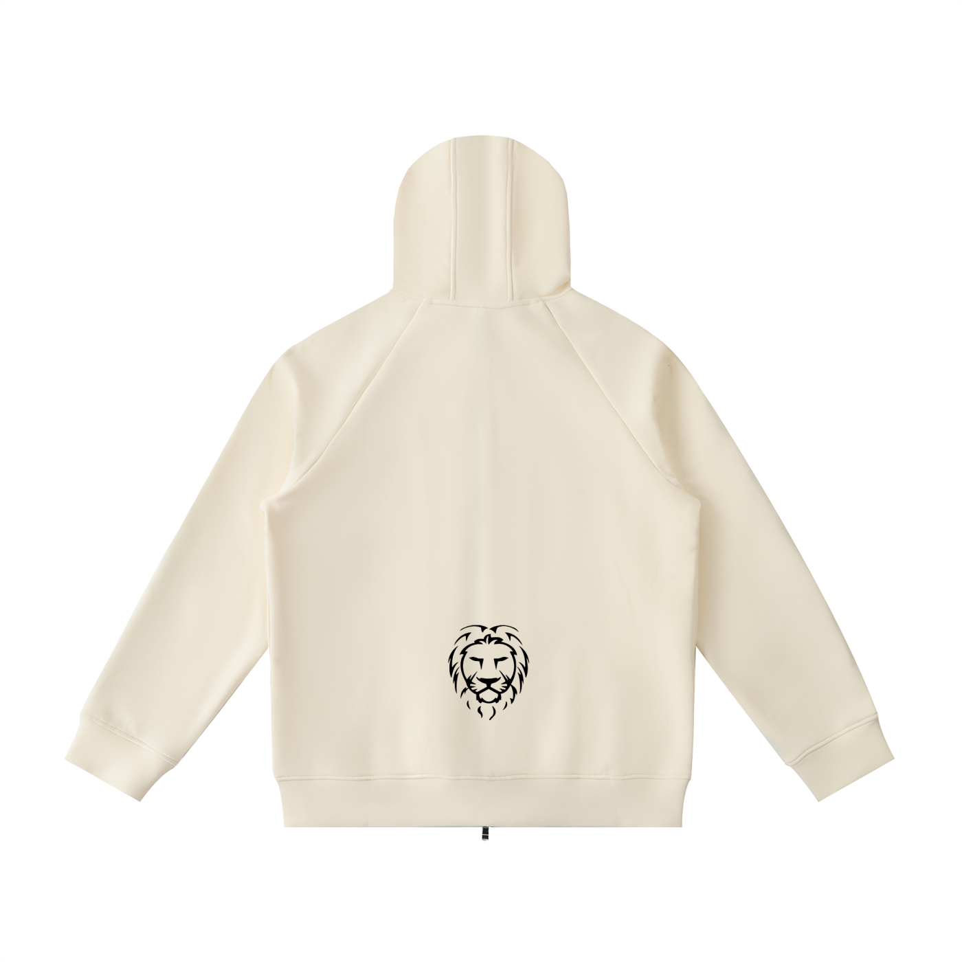 Zip Up Hoodie Men – Heavyweight 400GSM Raglan Sleeve Winter Jacket