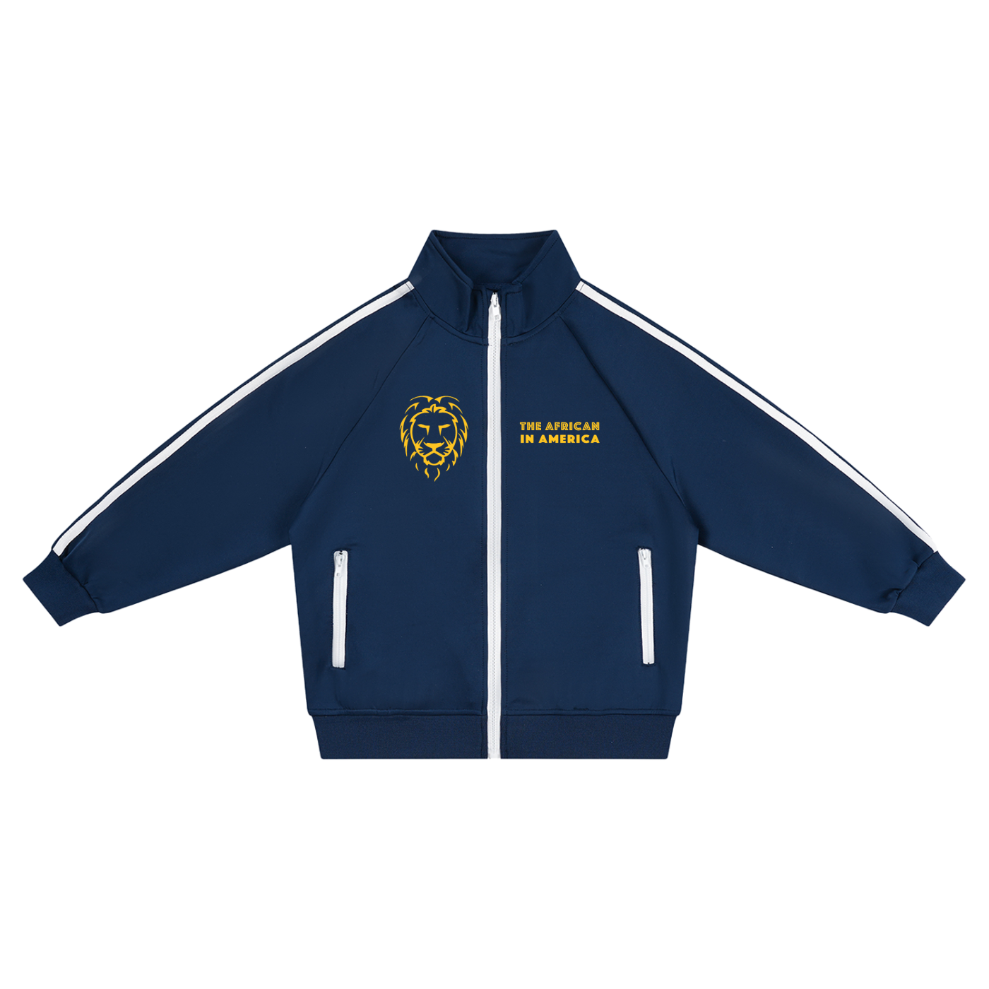 Kids Contrast Tape Coach Jacket – Sport Zip-Up Jacket for Boys & Girls