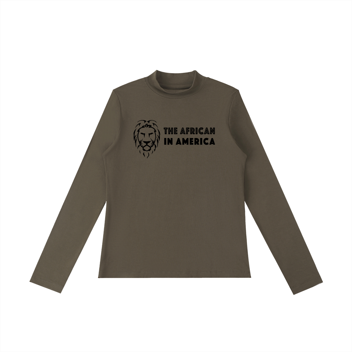 Women’s Mock Neck Long Sleeve Crop T-Shirt | Slim Fit Stretch Top