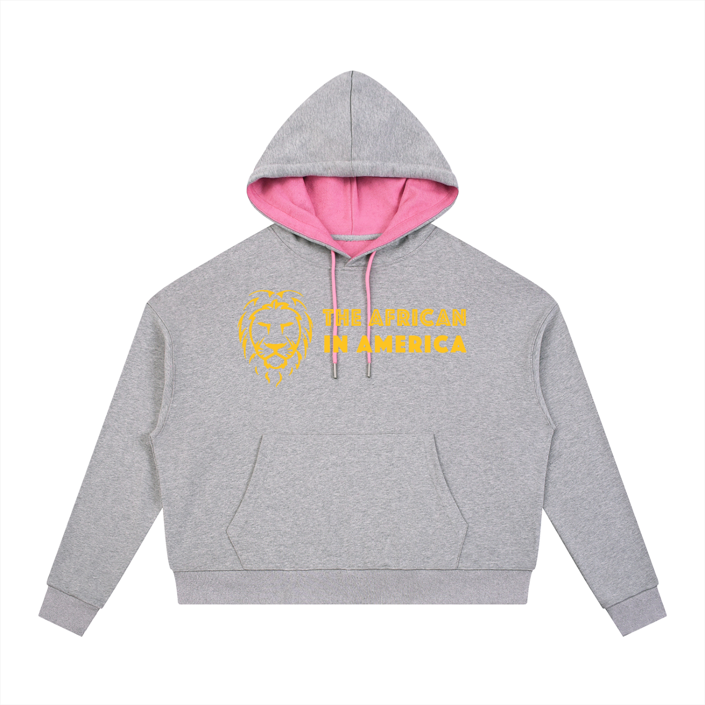 Contrast Drawstring Oversized Hoodie – Heavyweight Streetwear Pullover