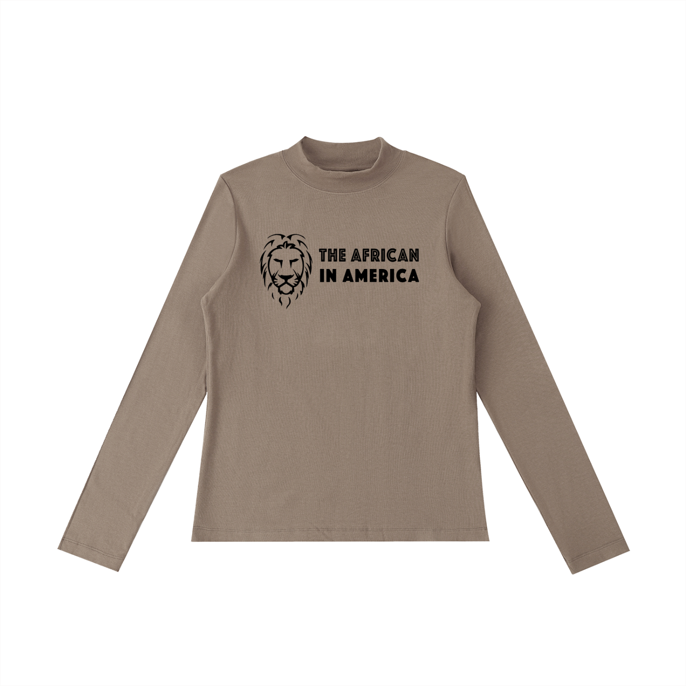 Women’s Mock Neck Long Sleeve Crop T-Shirt | Slim Fit Stretch Top