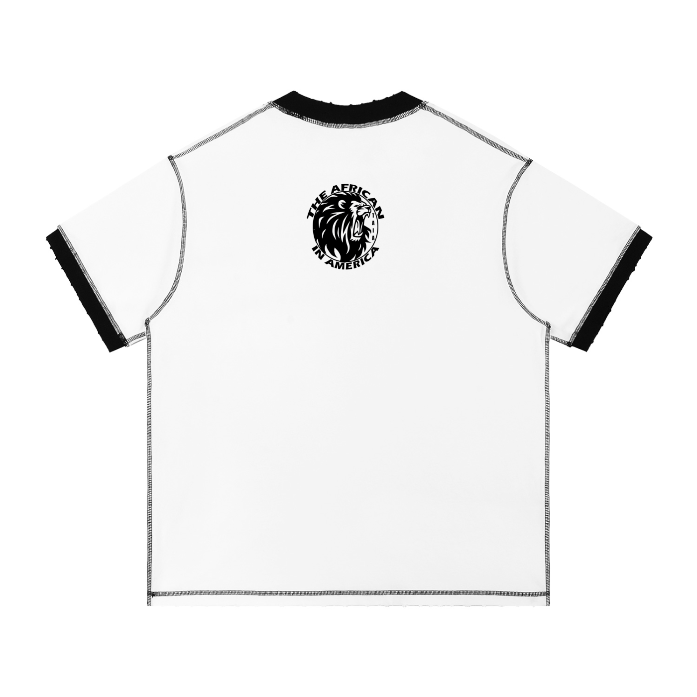 Contrast-Stitched Cotton T-Shirt