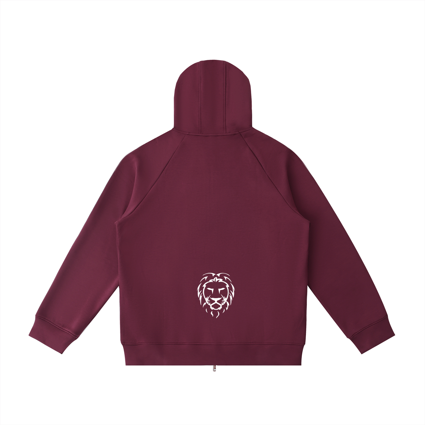 Zip Up Hoodie Men – Heavyweight Raglan Sleeve Fleece Jacket