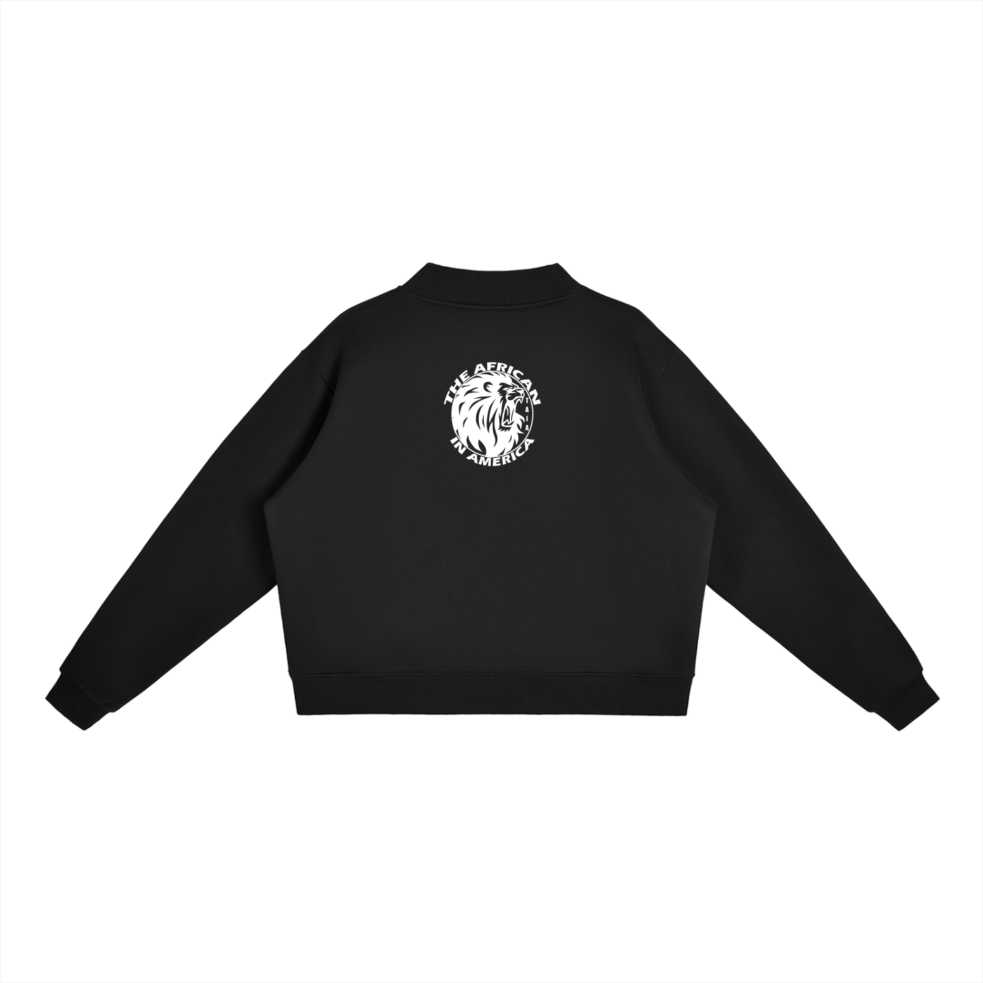 Essential Fleece Mock-Neck Crew Sweatshirt