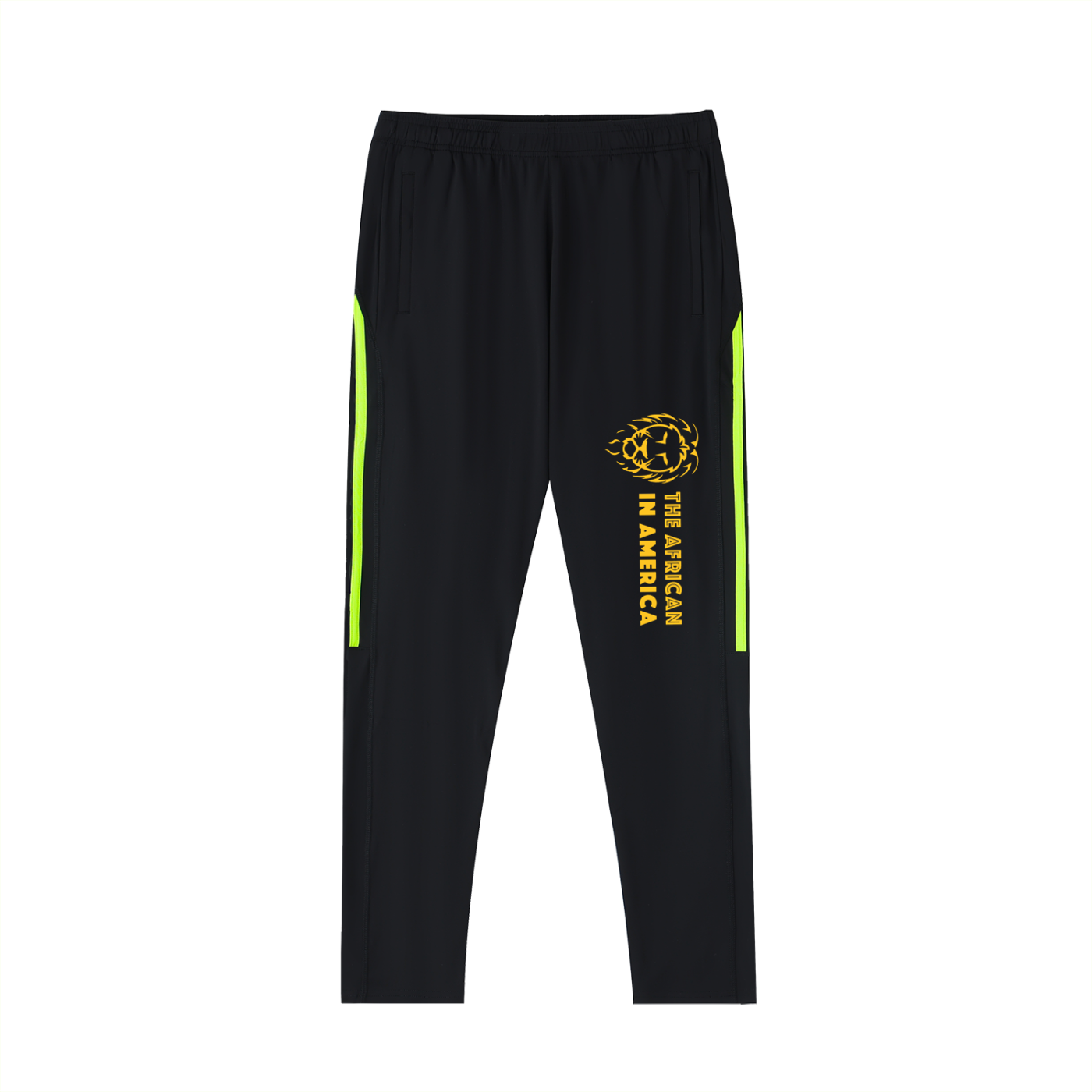 Black Side Stripe Running Pants – Lightweight Athletic Joggers