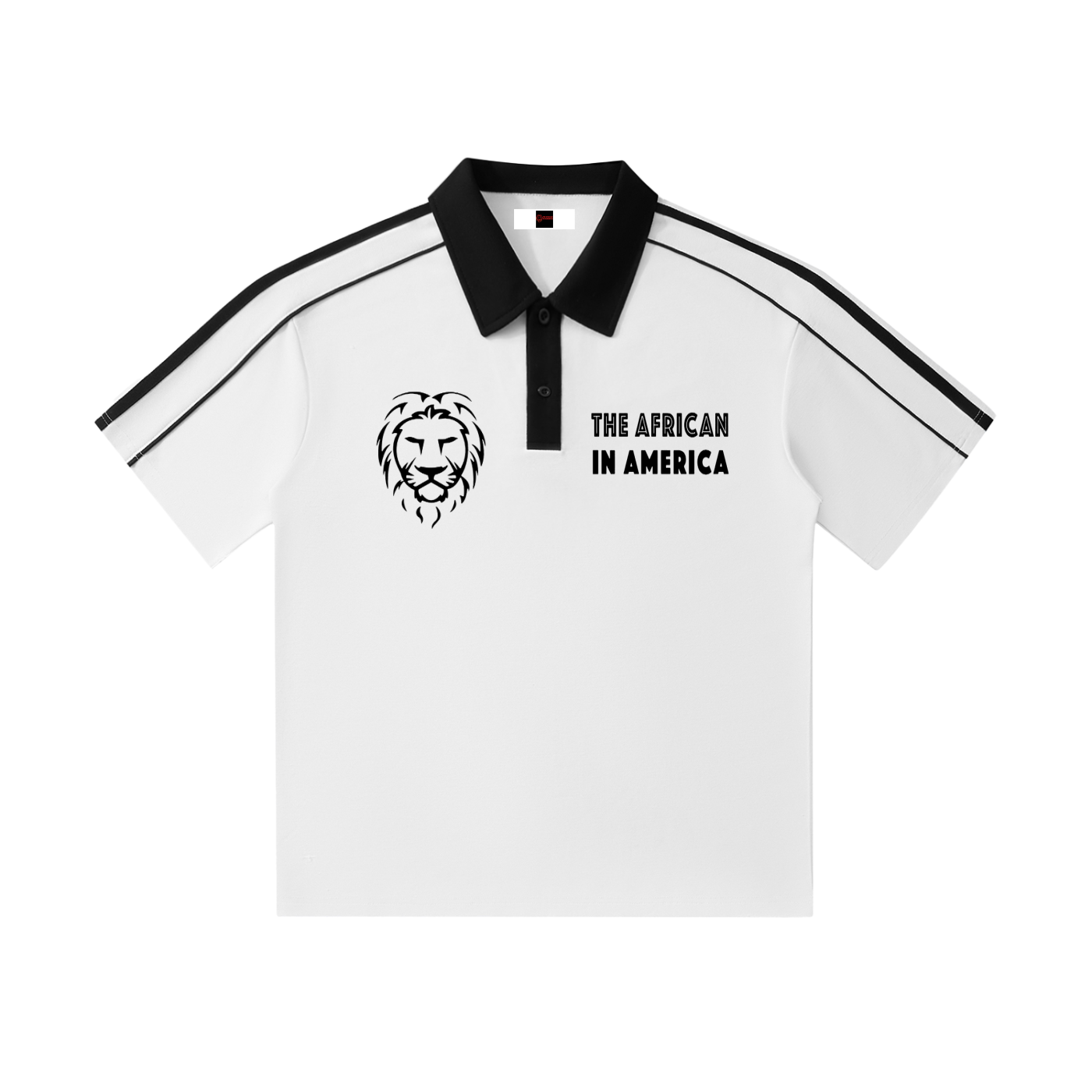 Contrast Collar Short-Sleeve Polo Shirt