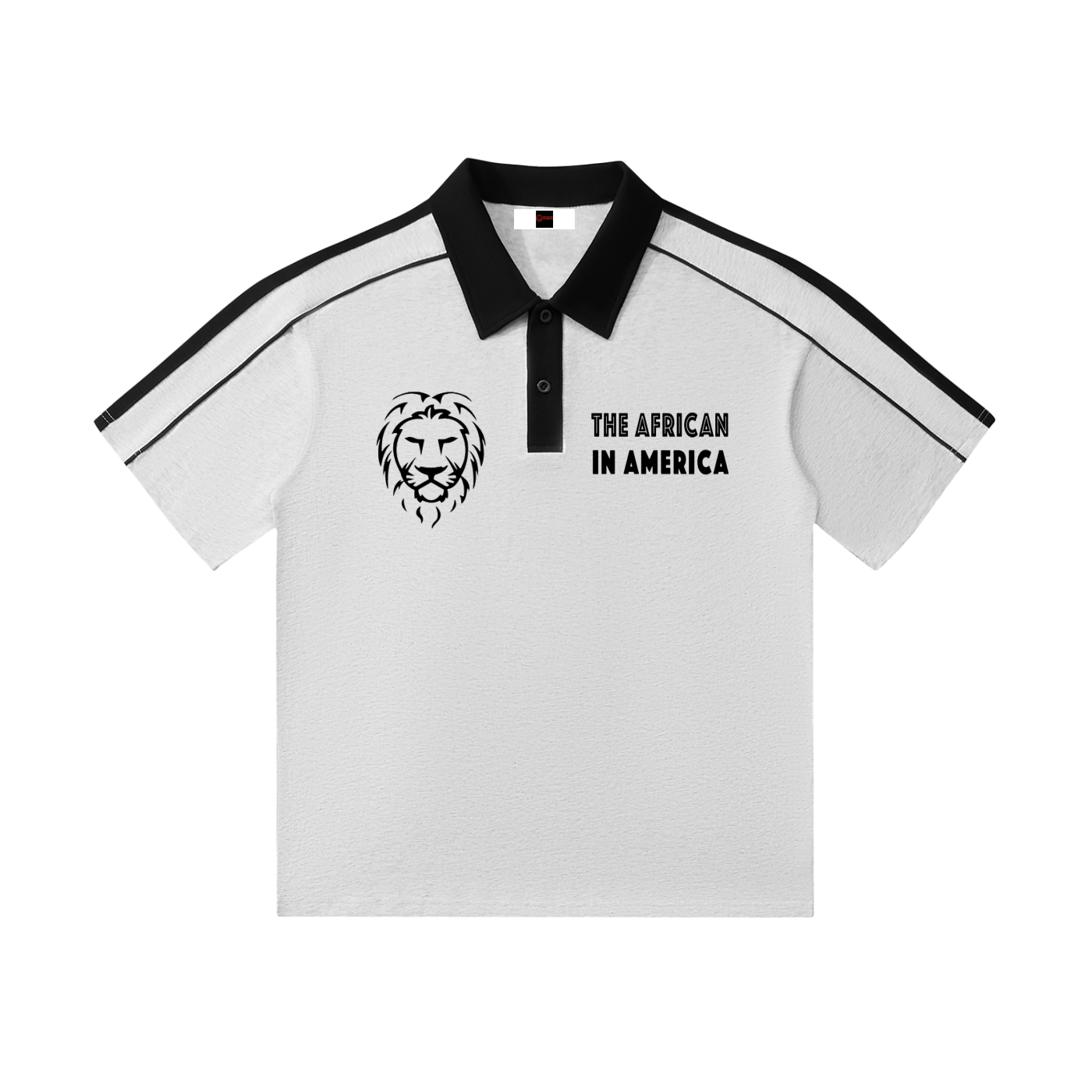 Contrast Collar Short-Sleeve Polo Shirt