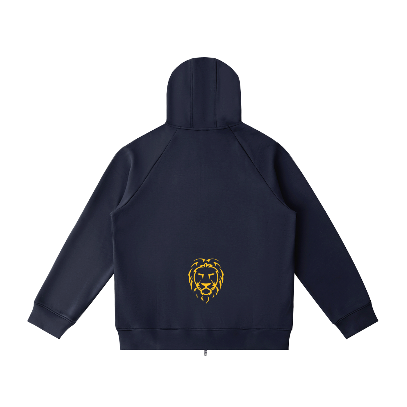 Zip Up Hoodie Men – Heavyweight Raglan Sleeve Streetwear Jacket