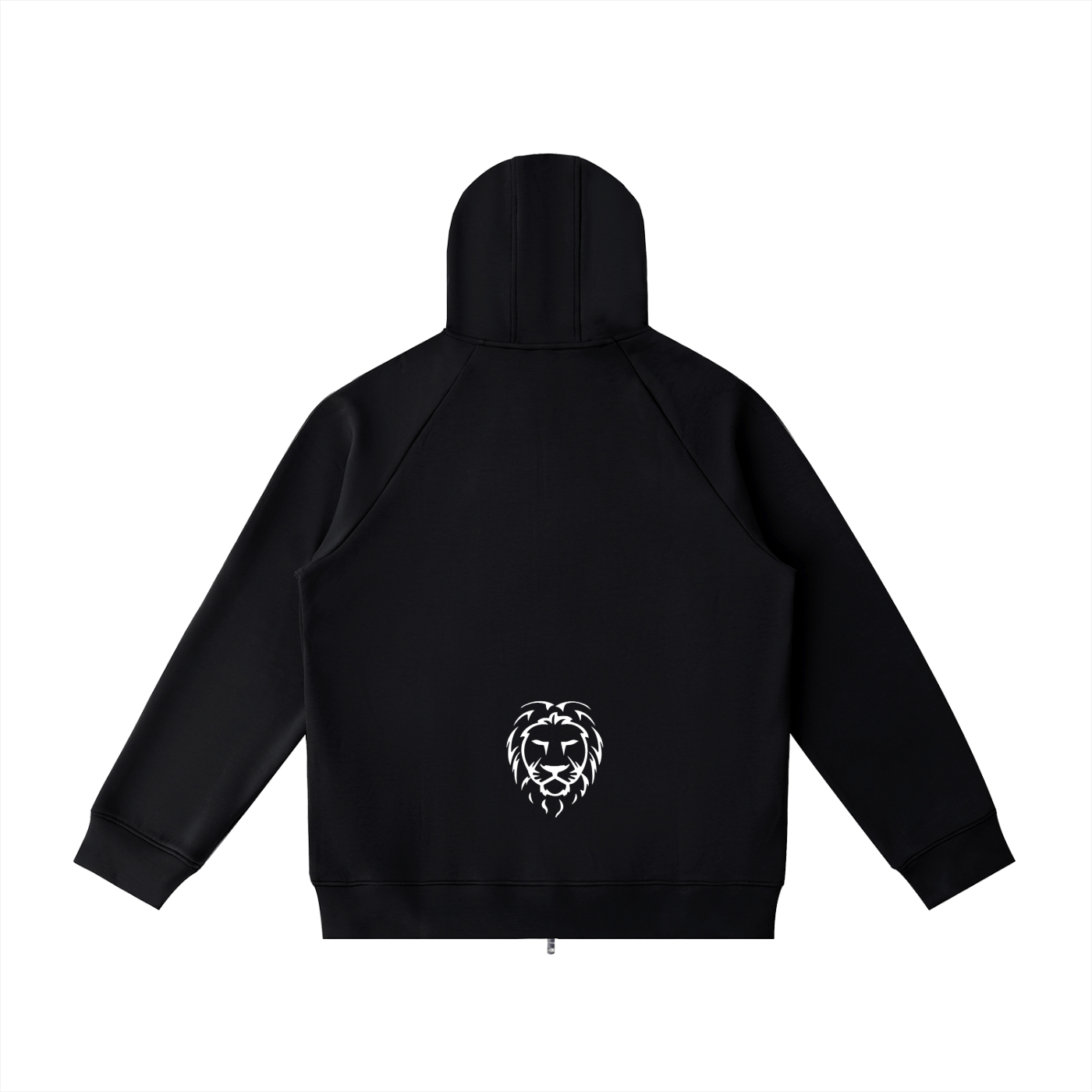 Zip Up Hoodie Men – Heavyweight Raglan Sleeve Fleece Jacket