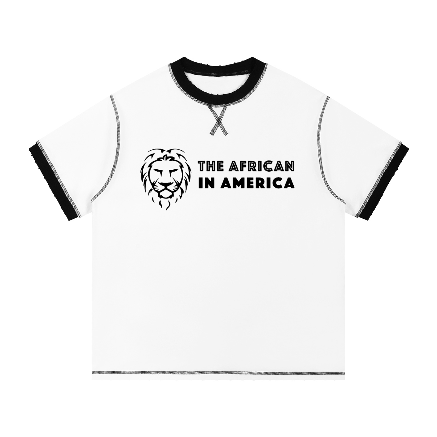 Contrast-Stitched Cotton T-Shirt