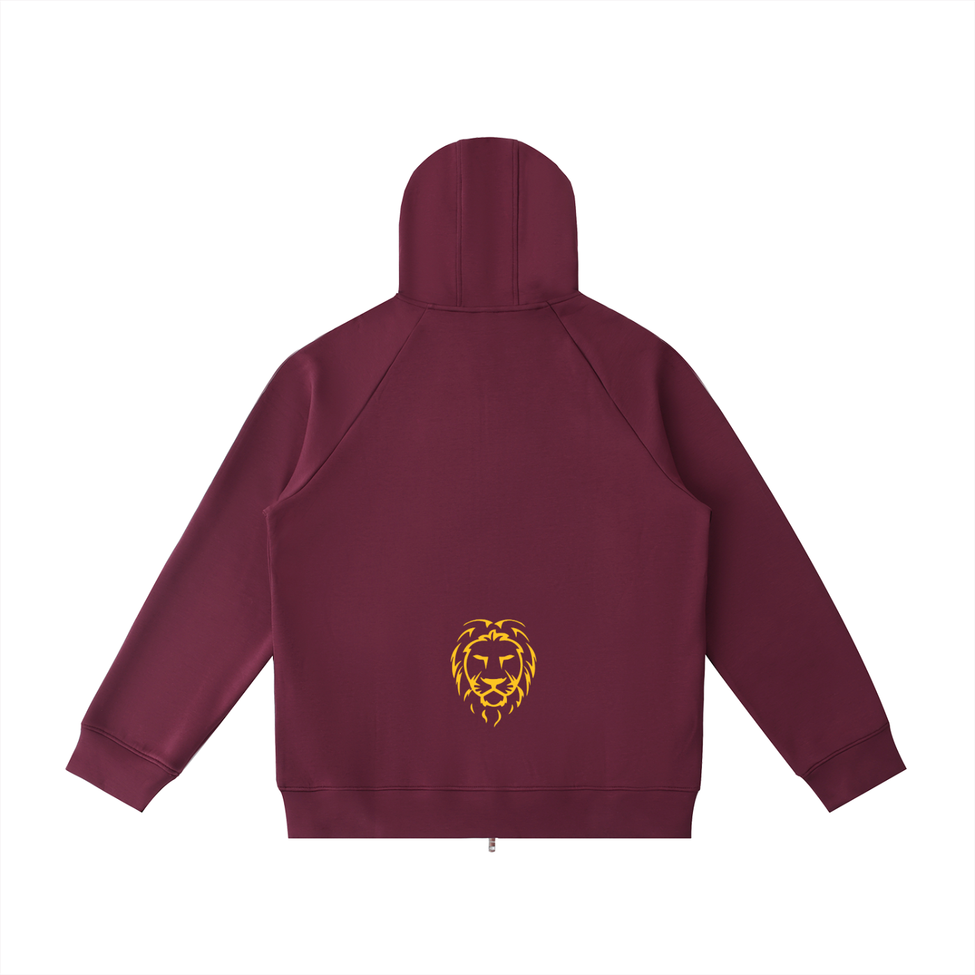 Zip Up Hoodie Men – Heavyweight Raglan Sleeve Streetwear Jacket