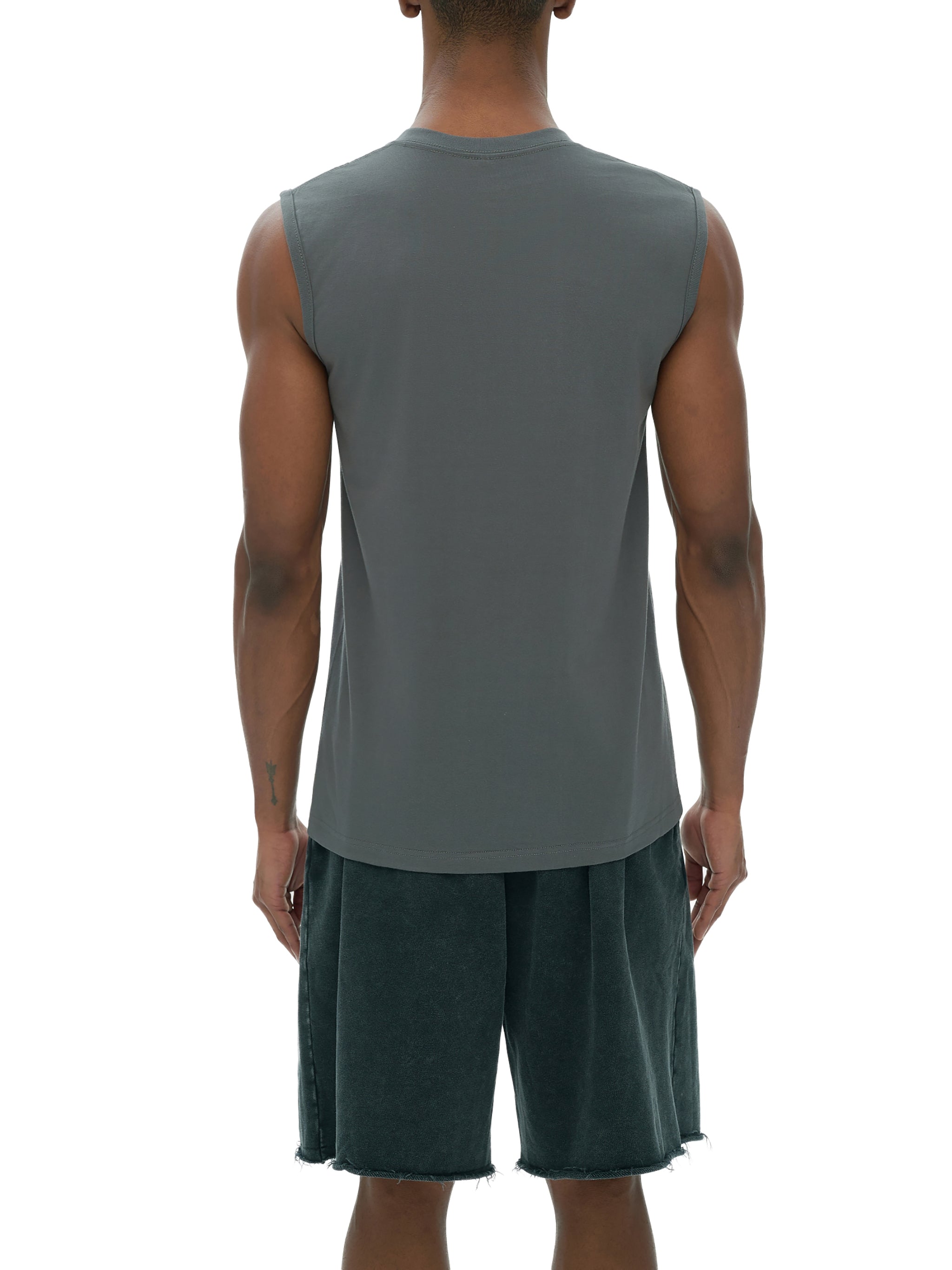Men’s Premium Cotton Sleeveless Tank – Relaxed Streetwear Essential