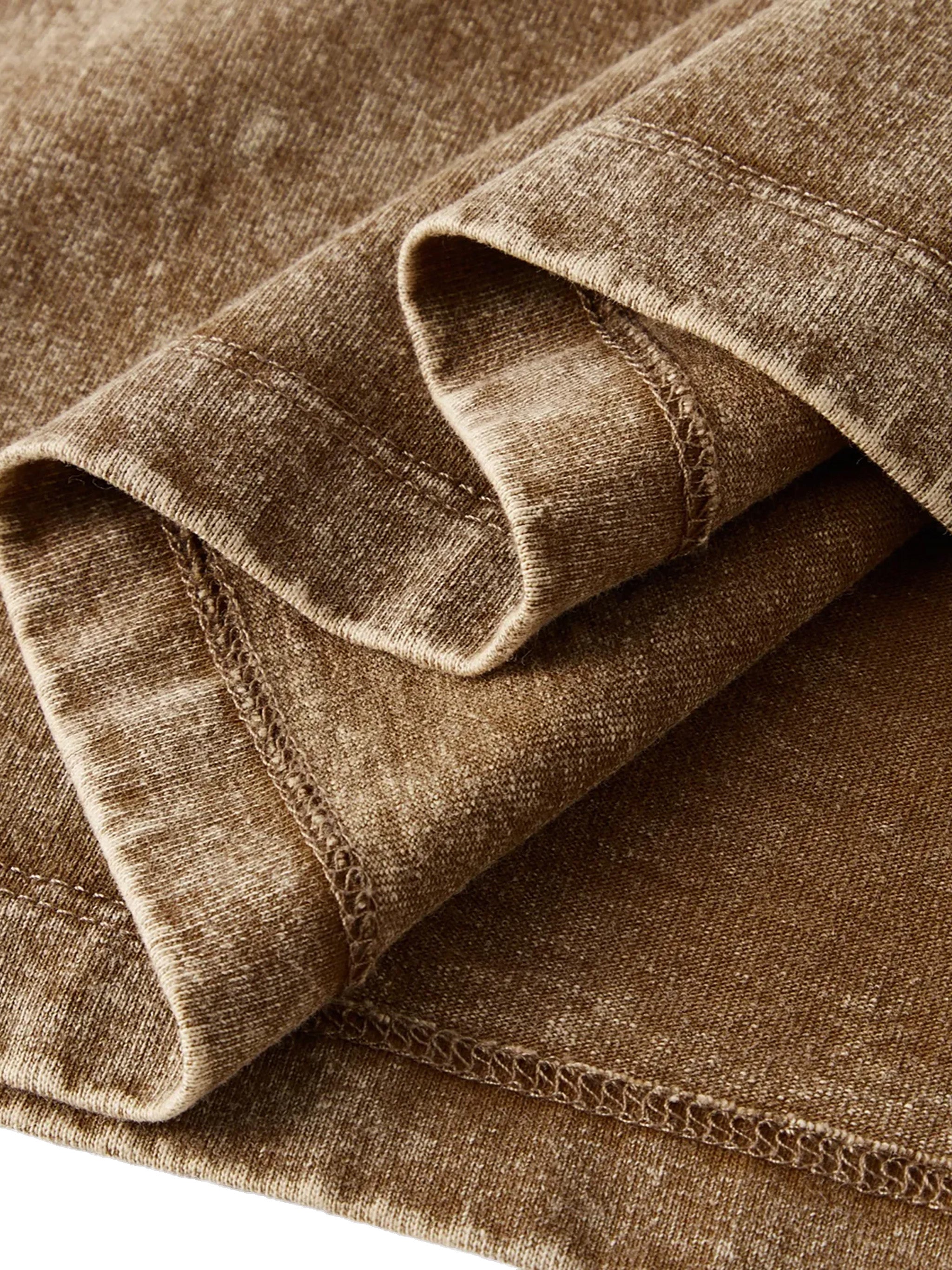 Snow Washed Kids Cotton T-Shirt – Vintage Streetwear Style