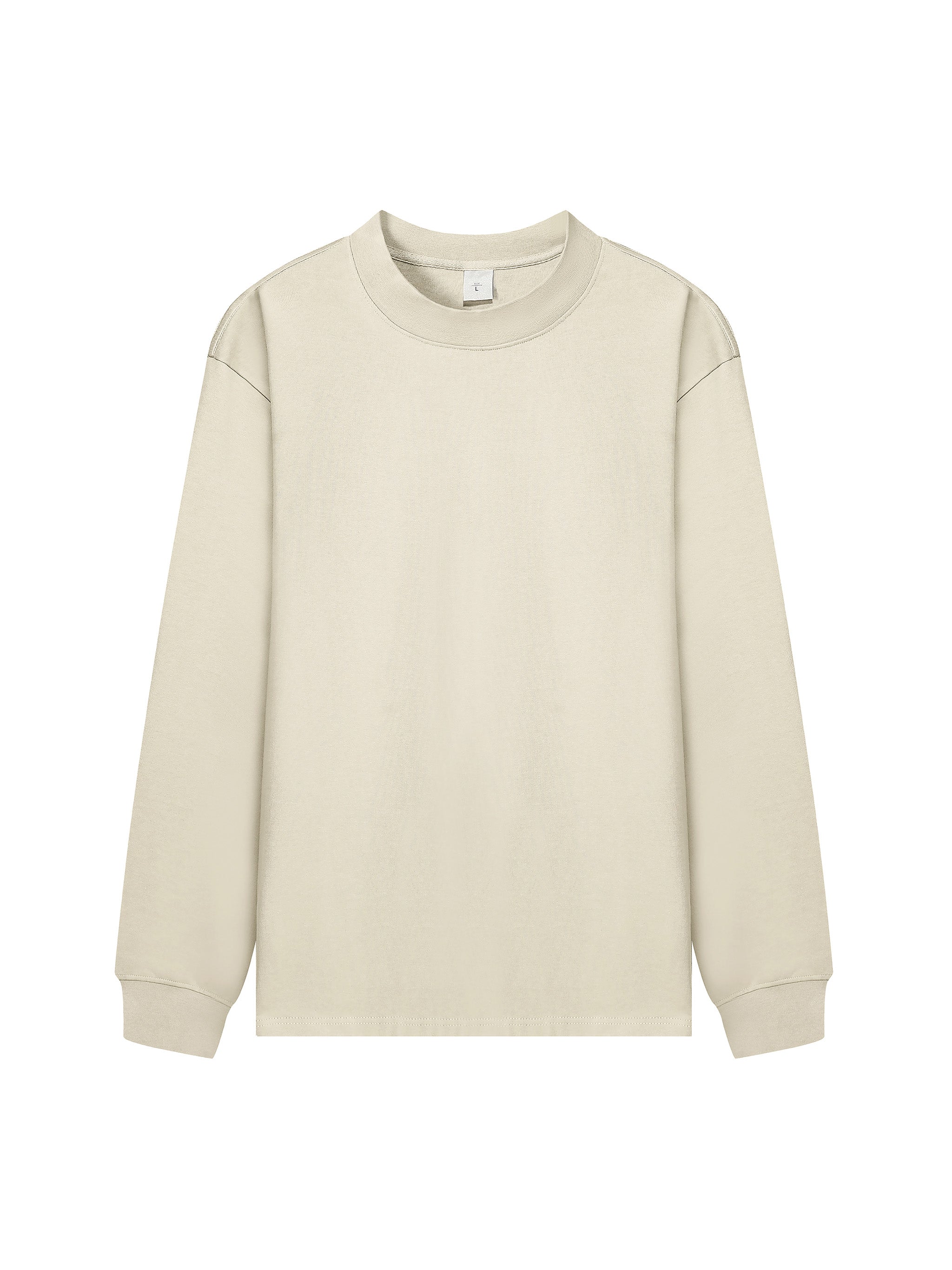 Beige sweatshirt on a white background