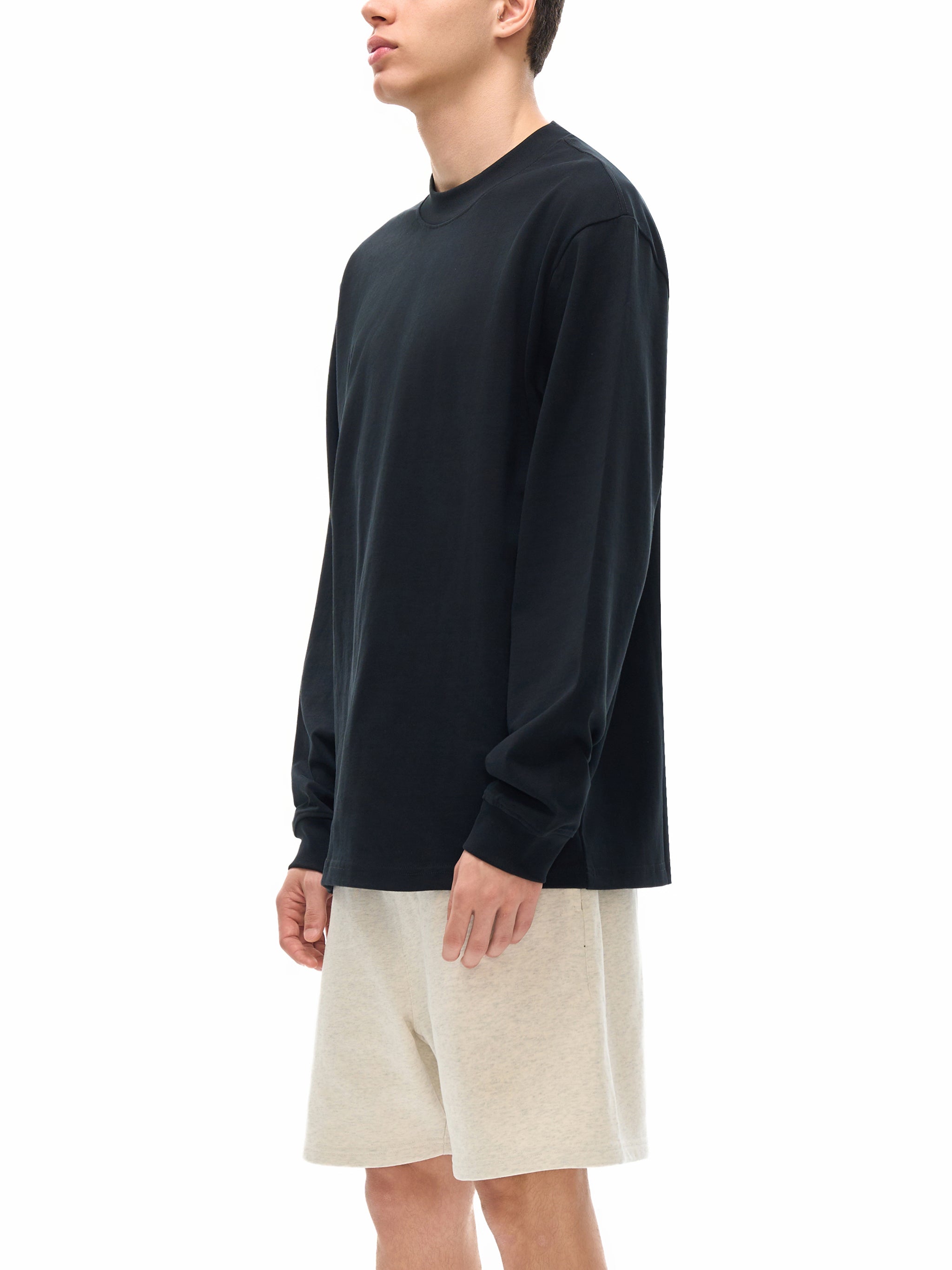 Essential Non-Shrink Mock Neck Sweatshirt