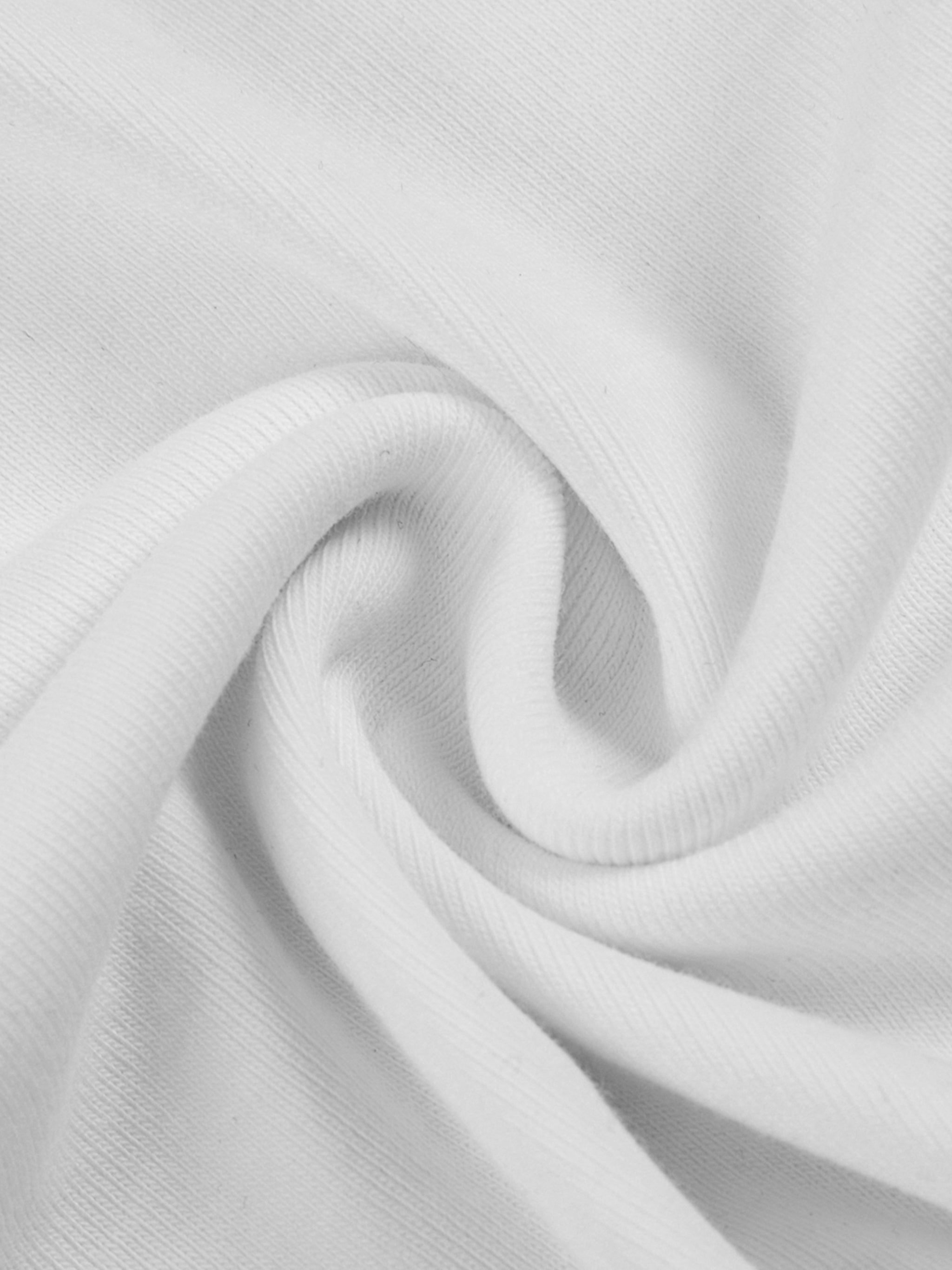 Contrast Ribbed Crewneck T-Shirt – Performance Stretch Cotton