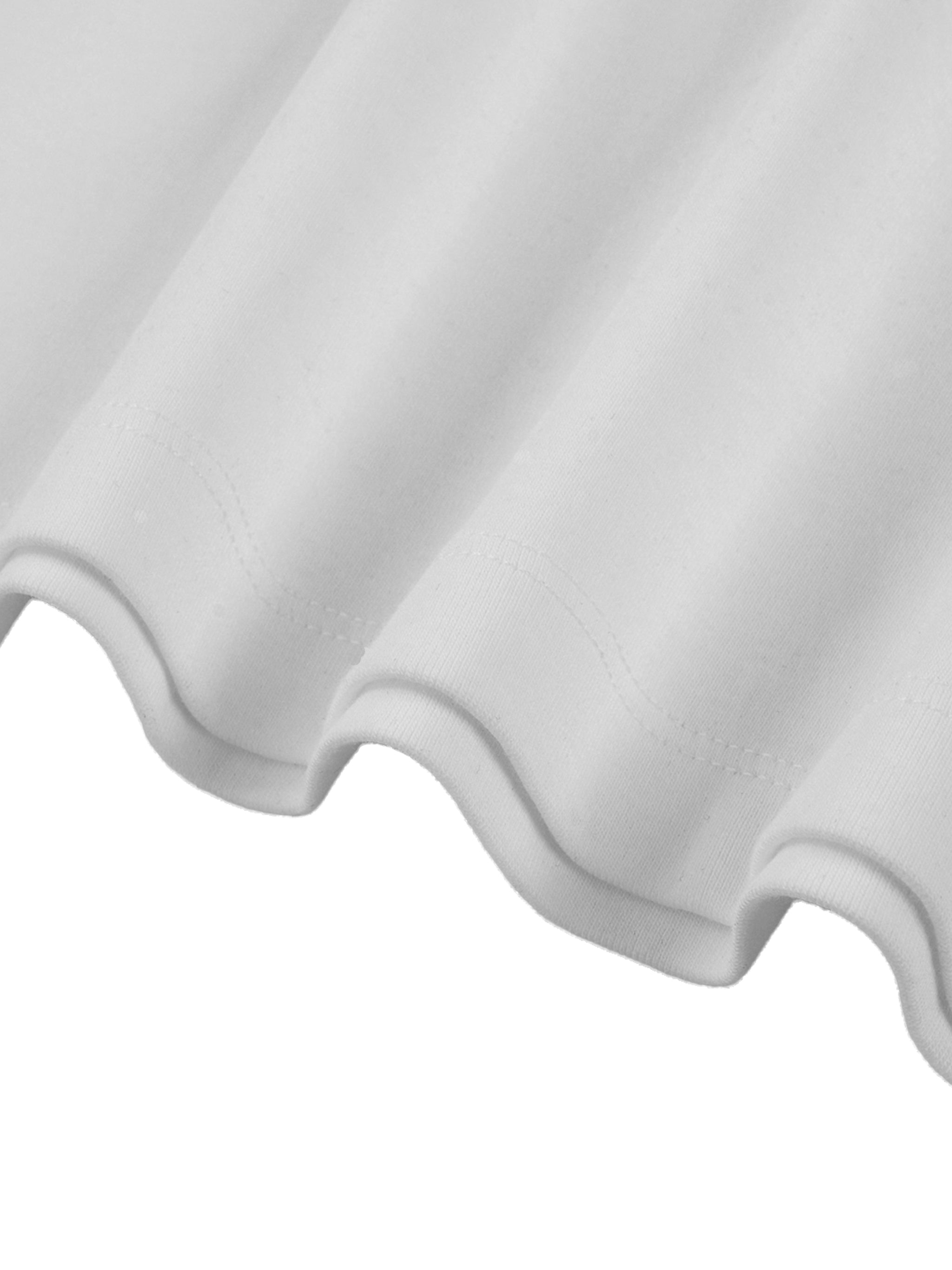 Contrast Ribbed Crewneck T-Shirt – Athletic Stretch Fit