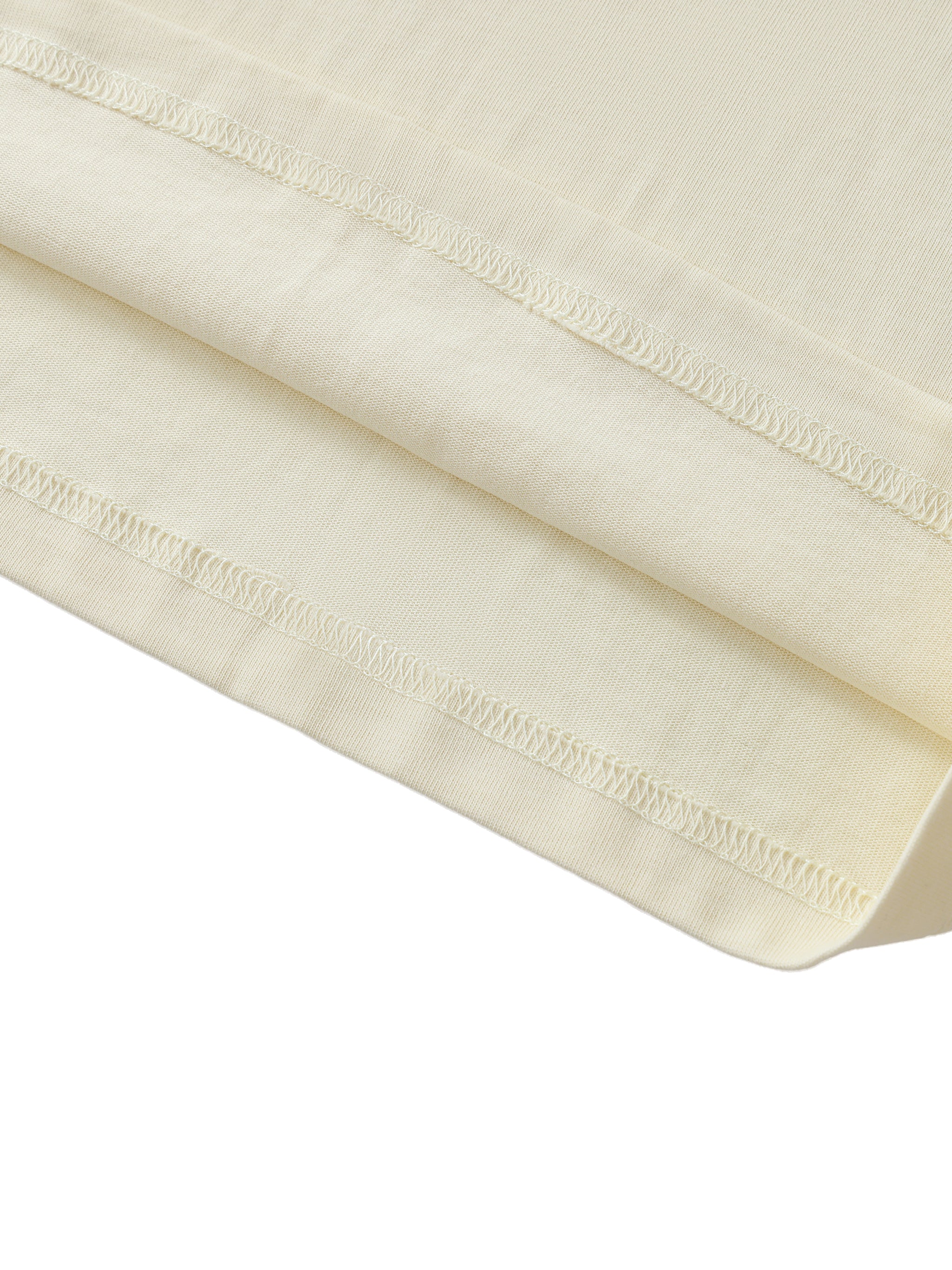 Oversized Cotton Tee with Contrast Stitching – Refined Relaxed Fit