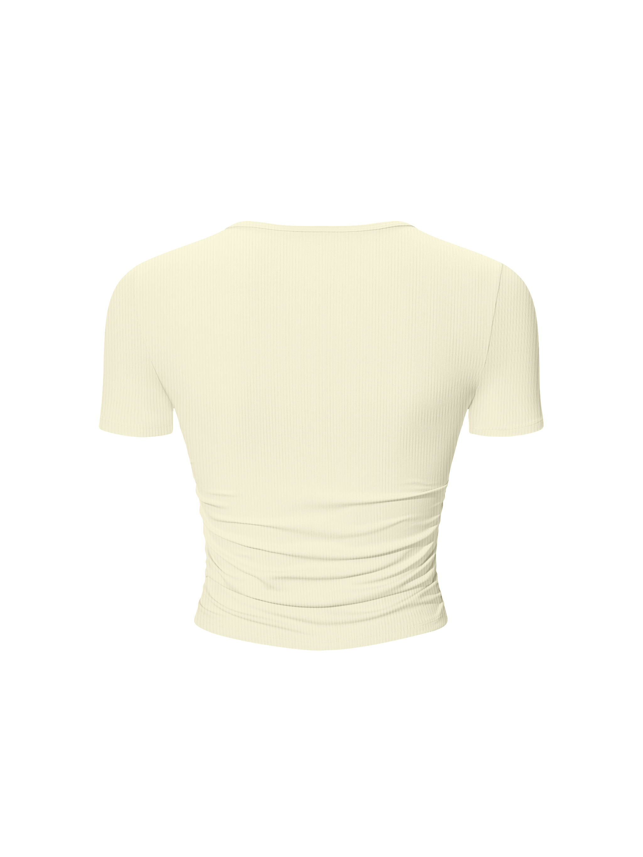 Ruched Bodycon Crop Top