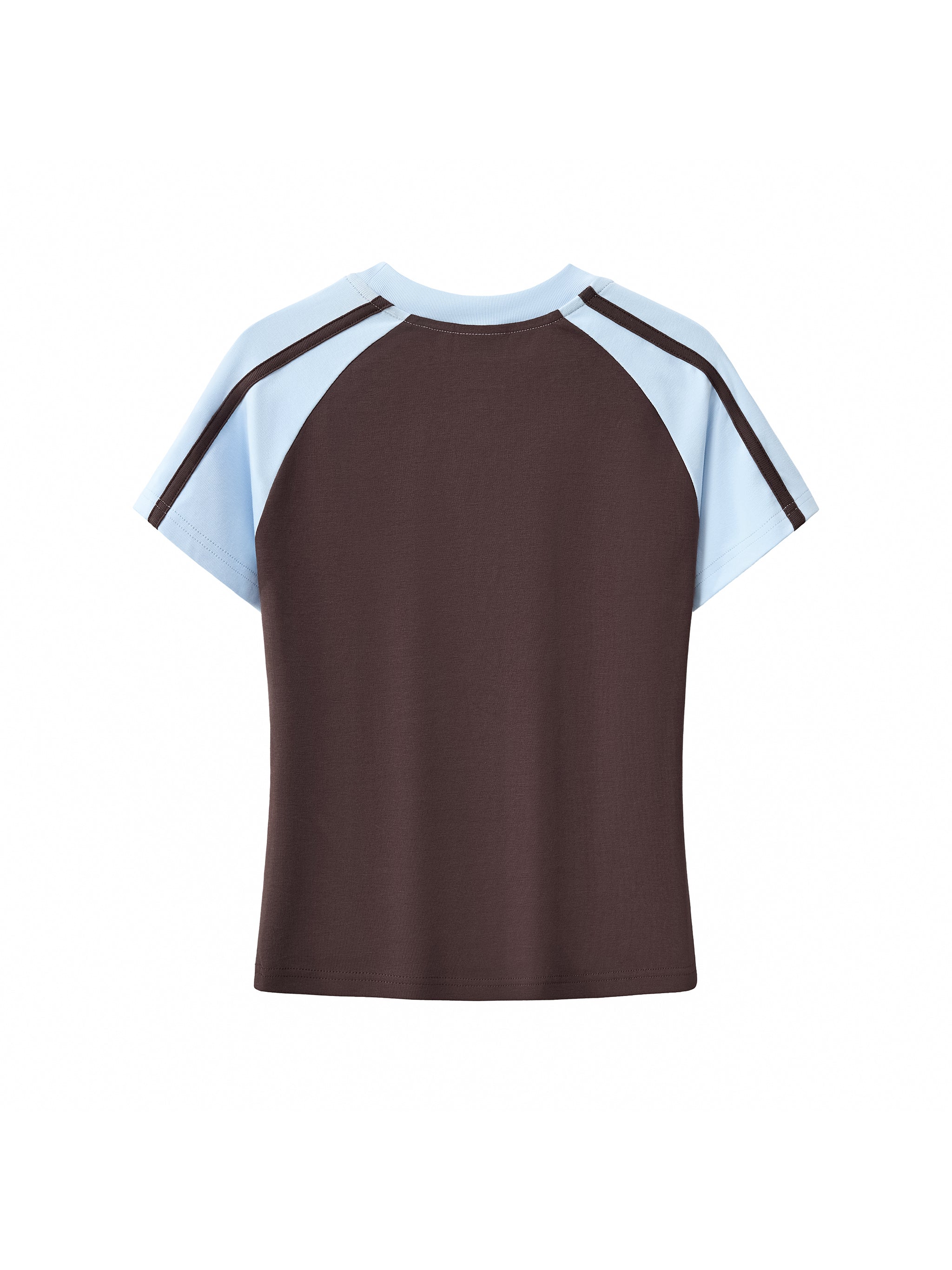 Women’s Bodycon Raglan Crop T-Shirt – Premium Cotton Stretch Streetwear Top