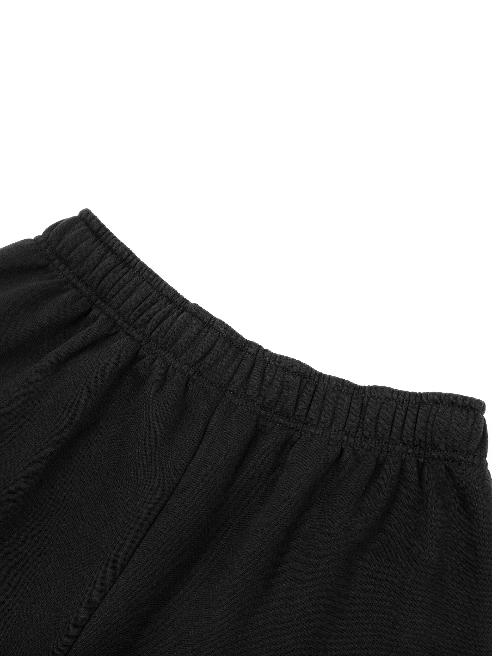 Contrast-Stitched Fleece Sweatpants – Oversized Unisex Streetwear Joggers