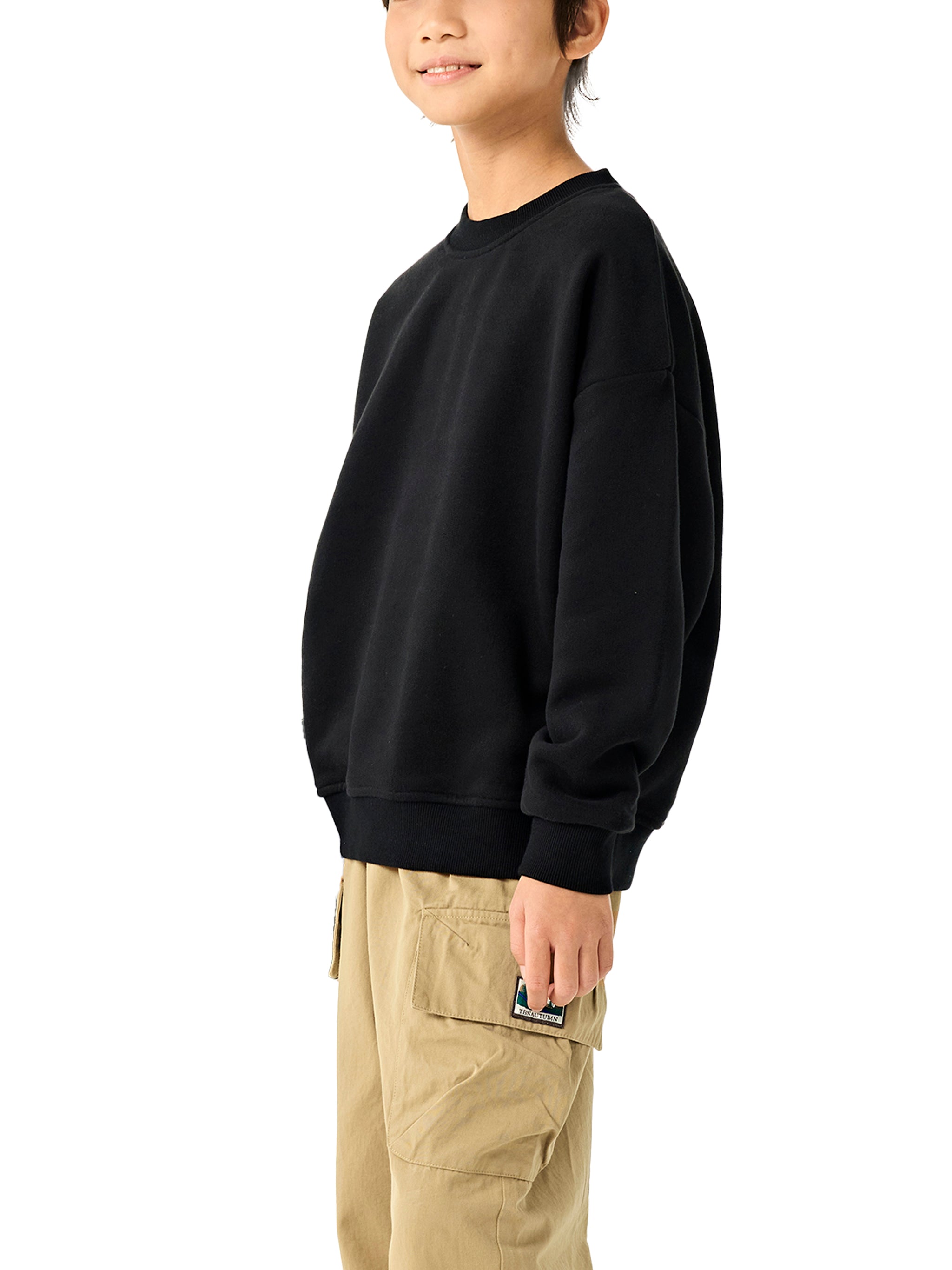Essential Kids Fleece Crewneck Sweatshirt – Heavyweight Youth Streetwear