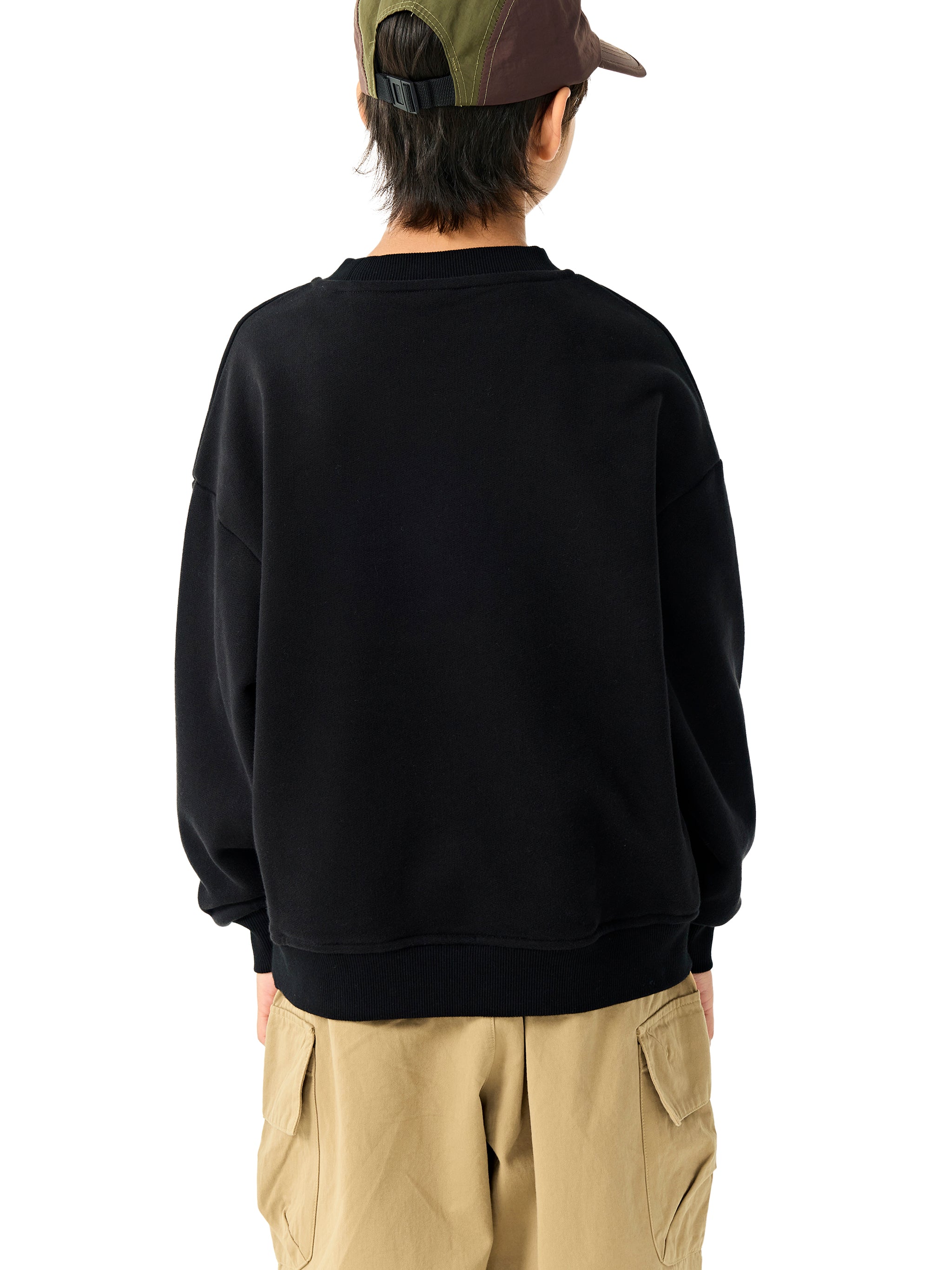Essential Kids Fleece Crewneck Sweatshirt – Heavyweight Youth Streetwear