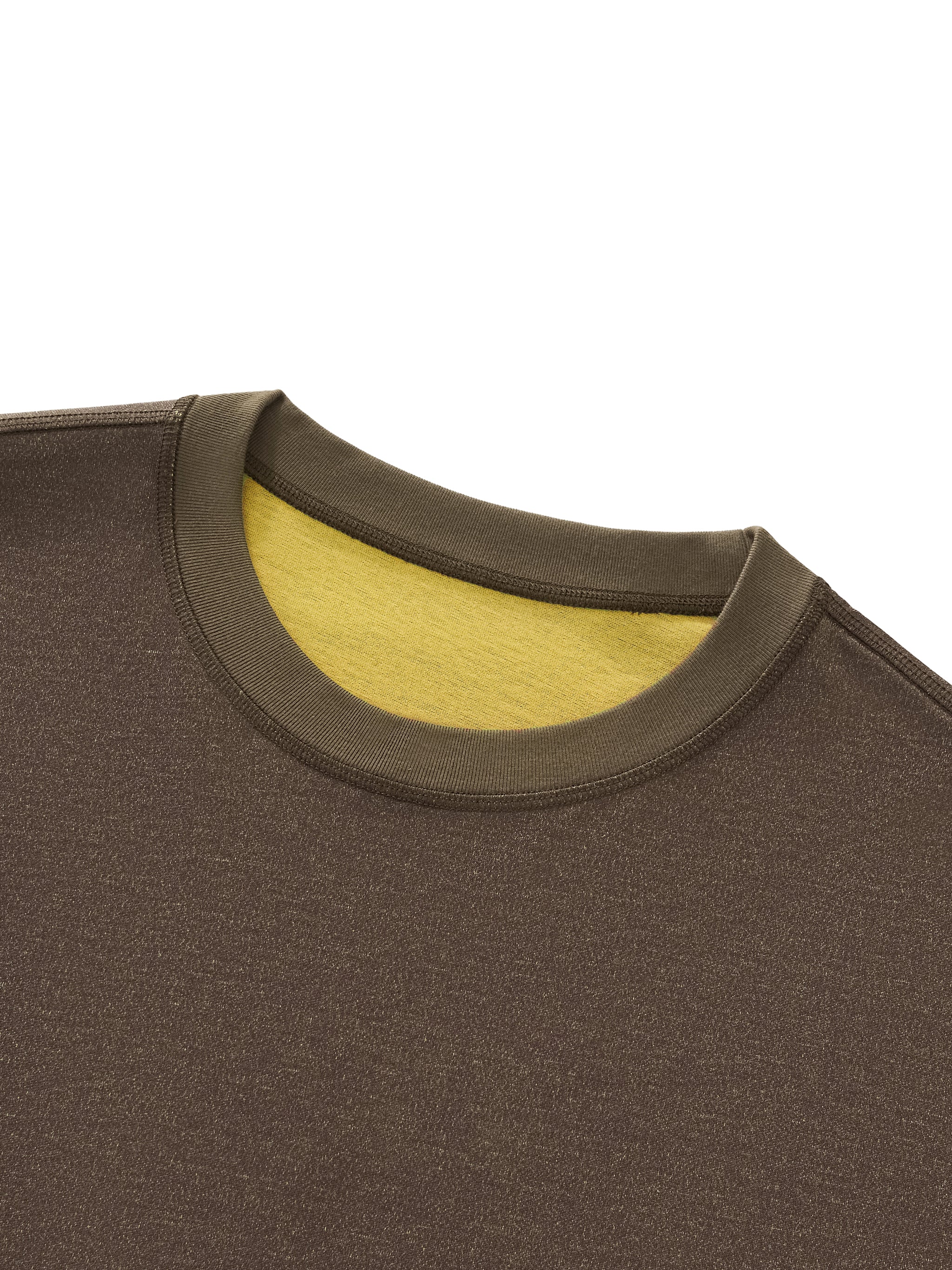 Contrast Cuff Streetwear T-Shirt – Premium Cotton Blend Unisex Tee