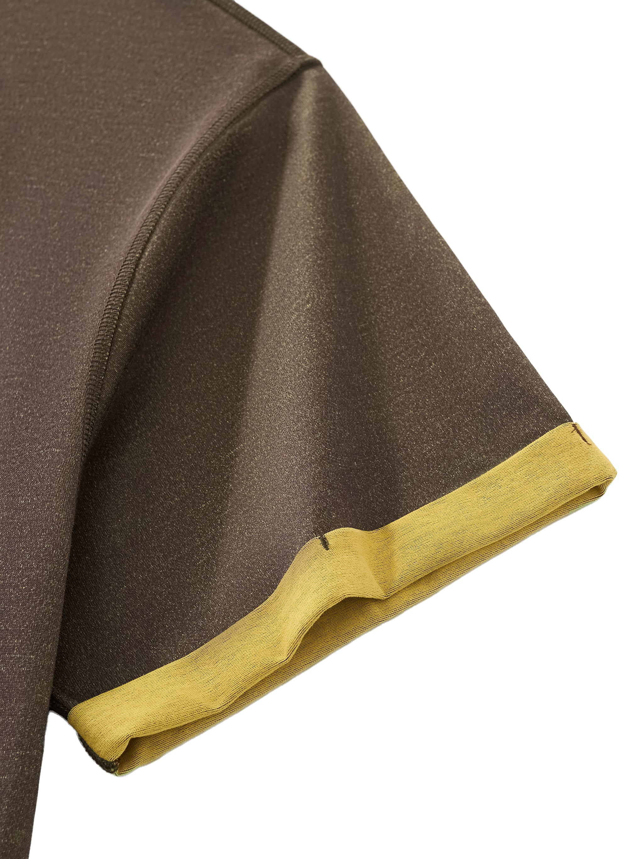 Contrast Cuff Cotton Blend T-Shirt – Premium Unisex Streetwear Tee