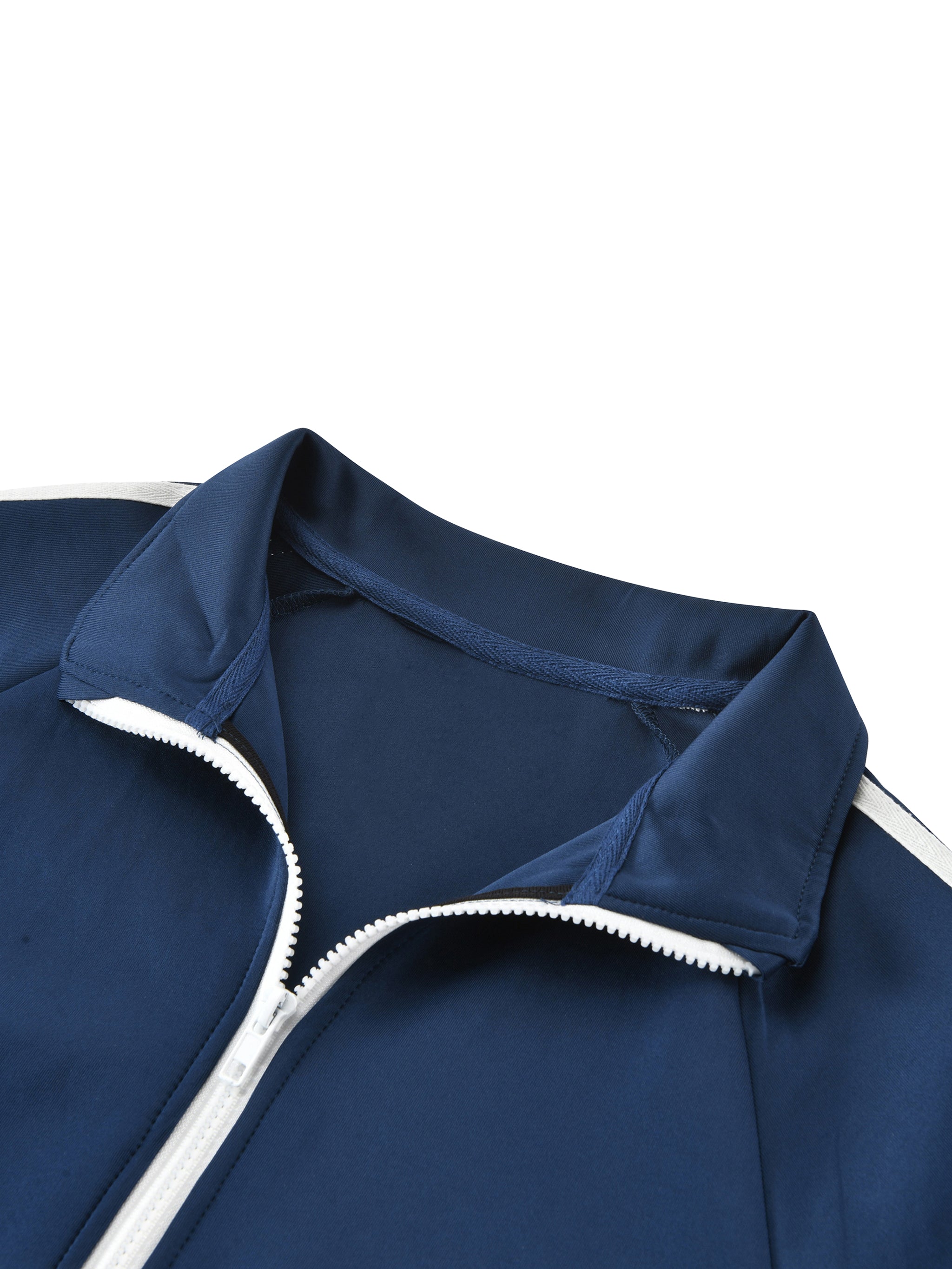 Kids Contrast Tape Coach Jacket – Sport Zip-Up Jacket for Boys & Girls