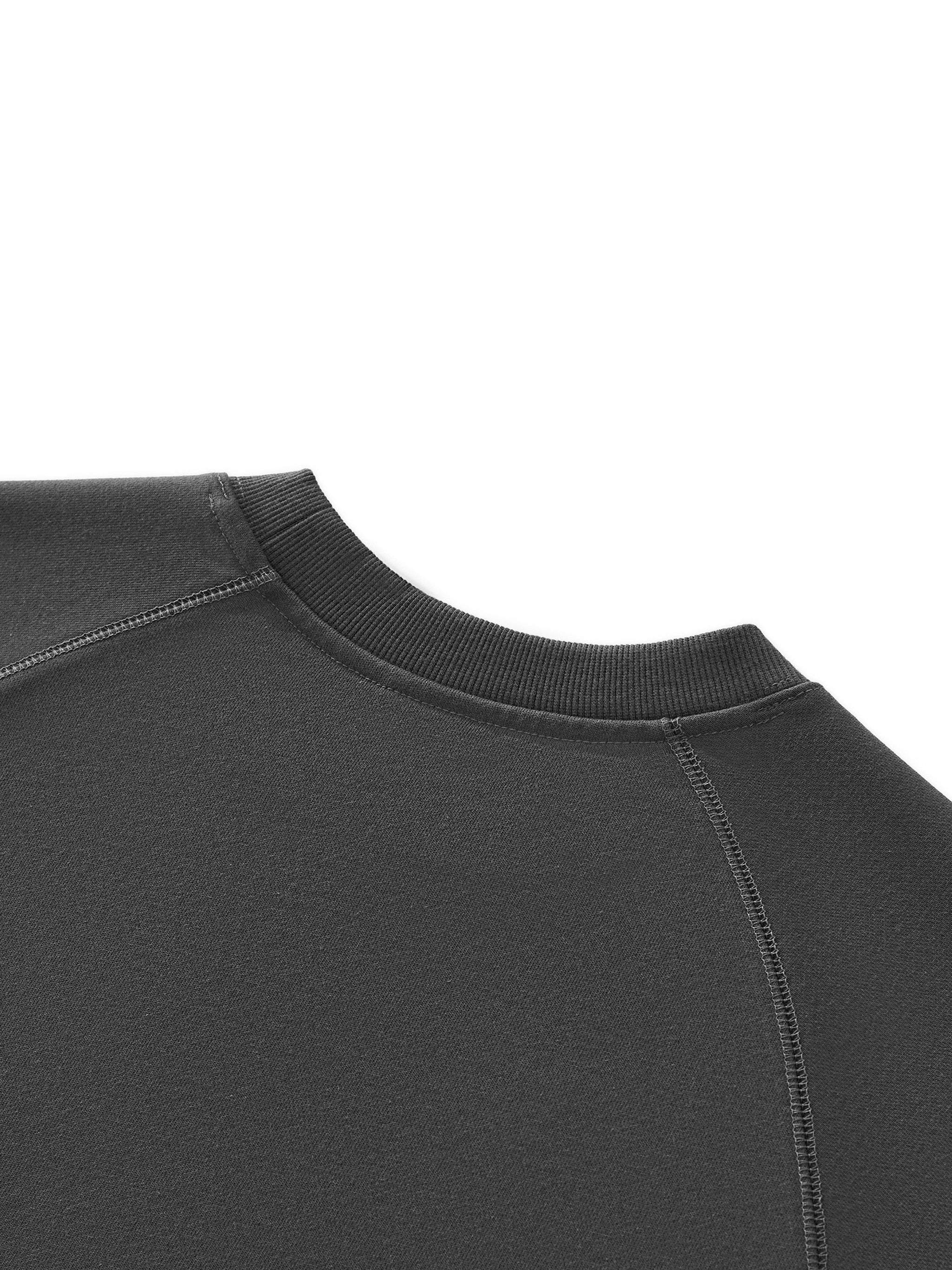 420GSM Heavyweight Boxy Sweatshirt – Premium Dolman Sleeve Streetwear