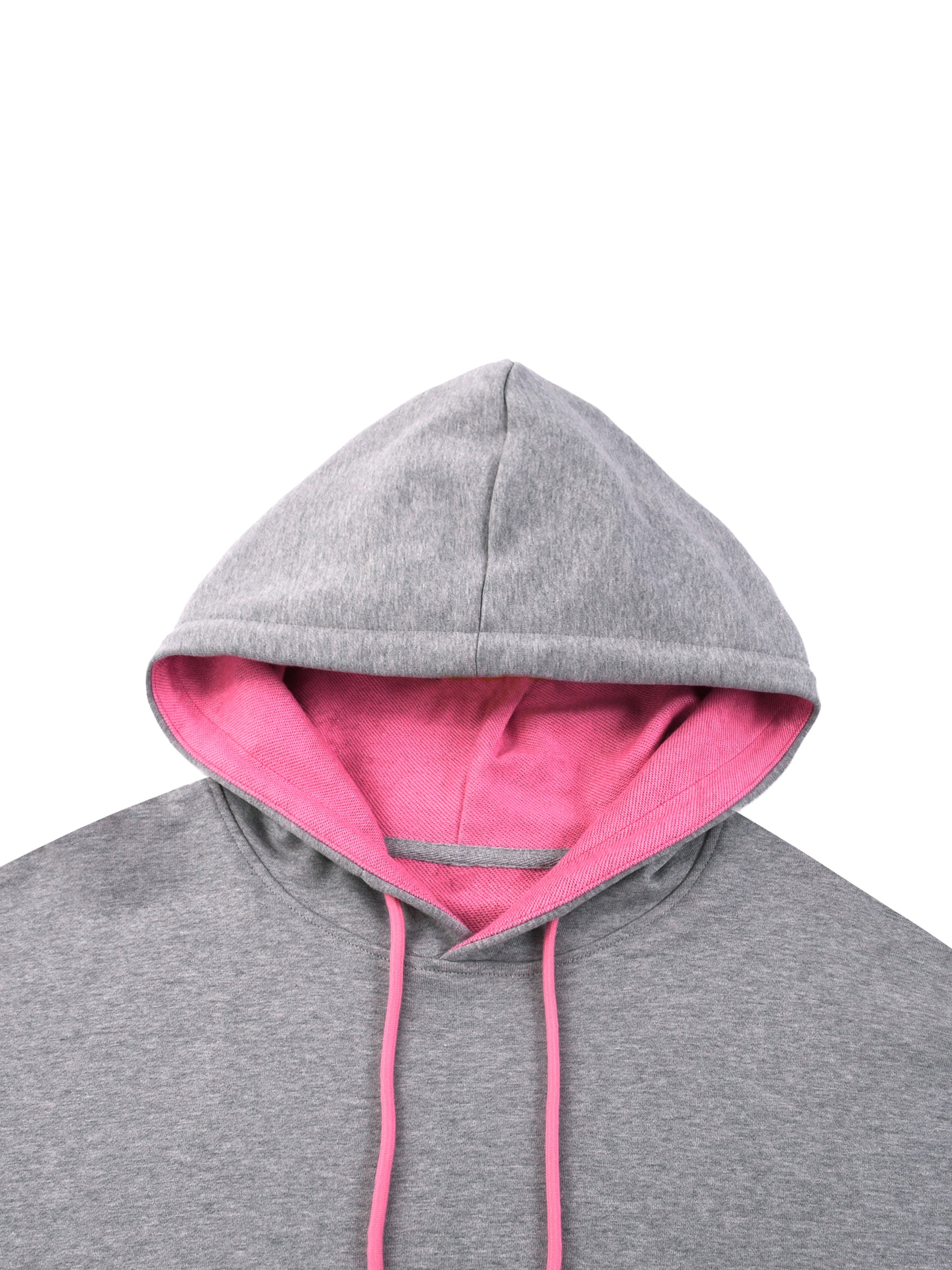 Contrast Drawstring Oversized Hoodie – Heavyweight Streetwear Pullover