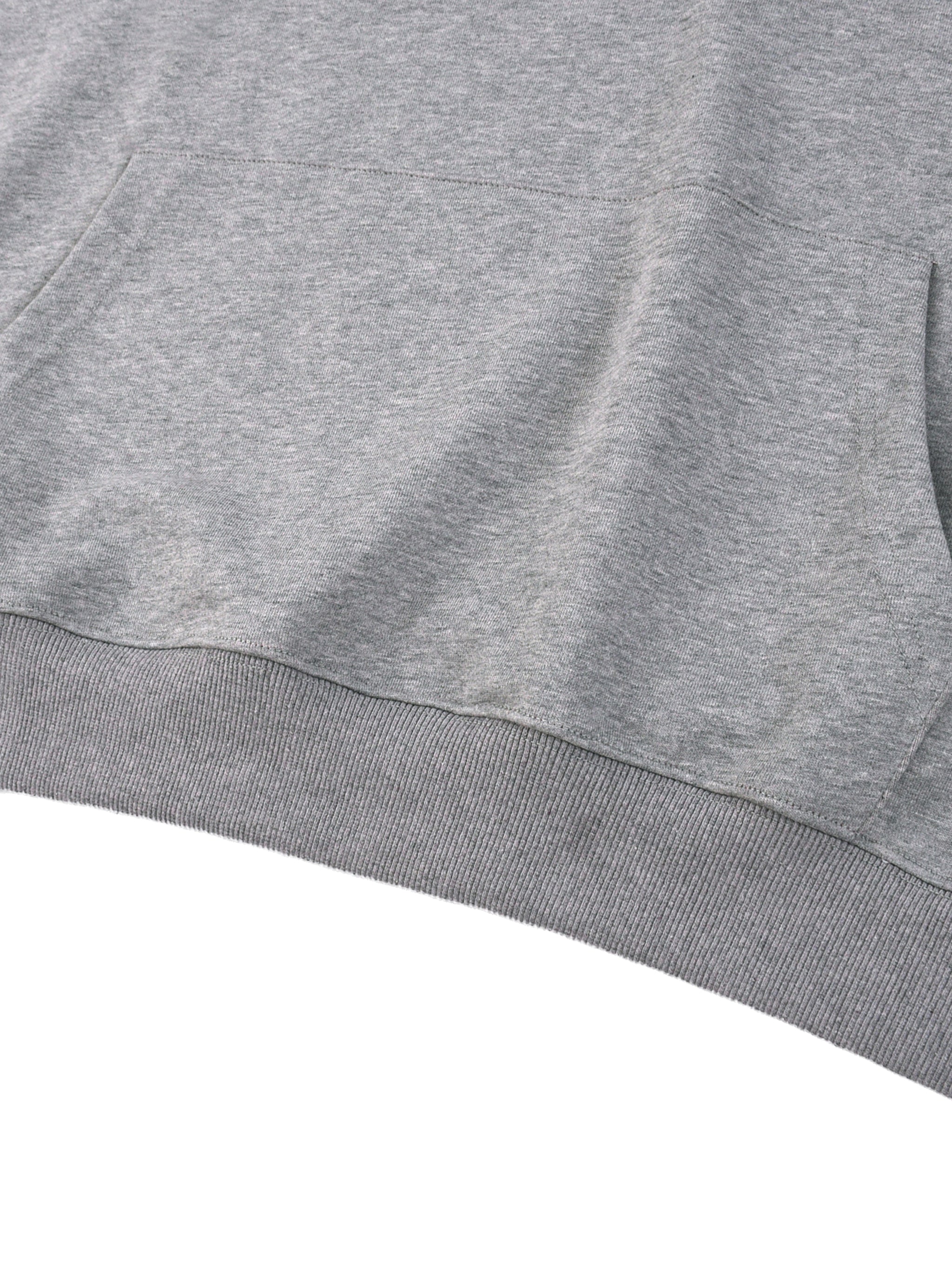 Black Contrast Drawstring Oversized Hoodie – Heavyweight Streetwear